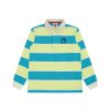 Billionaire Boys Club Kids Kids | Kids Striped L/S Rugby Shirt - Teal