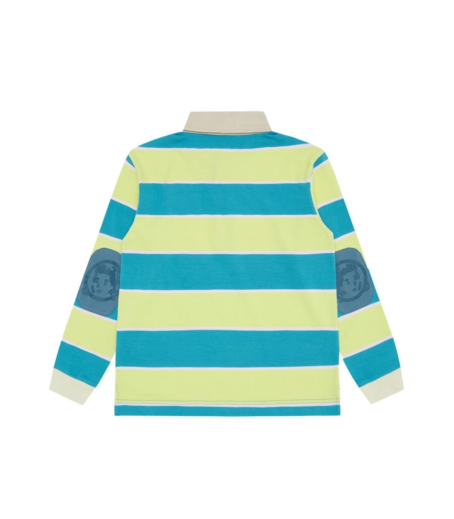 Billionaire Boys Club Kids Kids | Kids Striped L/S Rugby Shirt - Teal