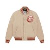 Billionaire Boys Club Spring '24 Outerwear | Astro Varsity Jacket - Cream