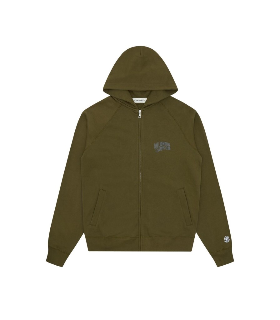 Billionaire Boys Club Classics Classics | Small Arch Logo Zip Through - Olive