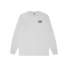 Billionaire Boys Club Classics Longsleeve T-Shirts | Small Arch Logo L/S T-Shirt - Heather Ash