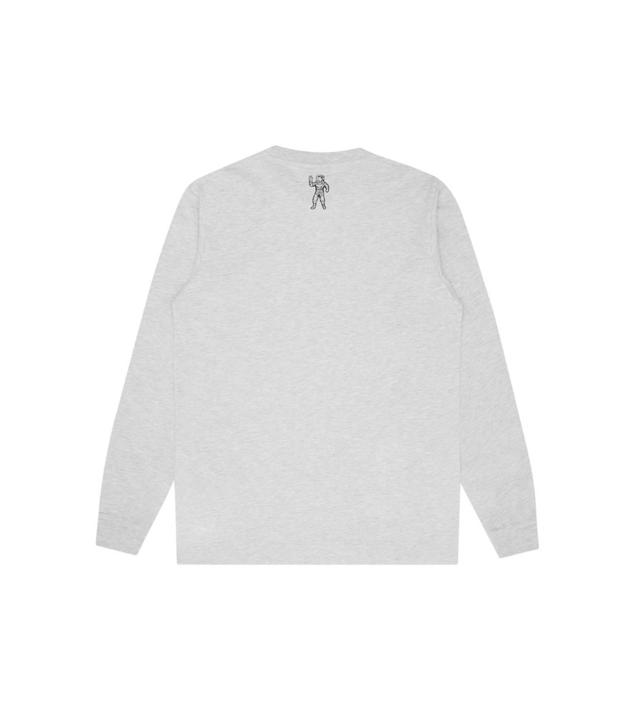 Billionaire Boys Club Classics Longsleeve T-Shirts | Small Arch Logo L/S T-Shirt - Heather Ash