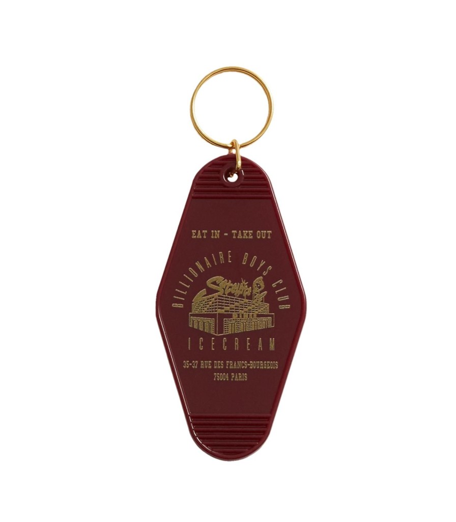 DINER Accessories | Diner Keyring - Burgundy