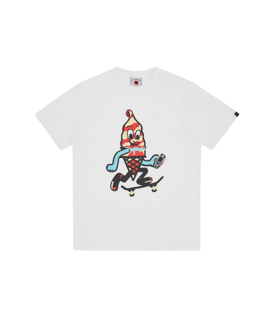 ICECREAM Pre-Spring '24 T-Shirts | Skate Cone T-Shirt - White