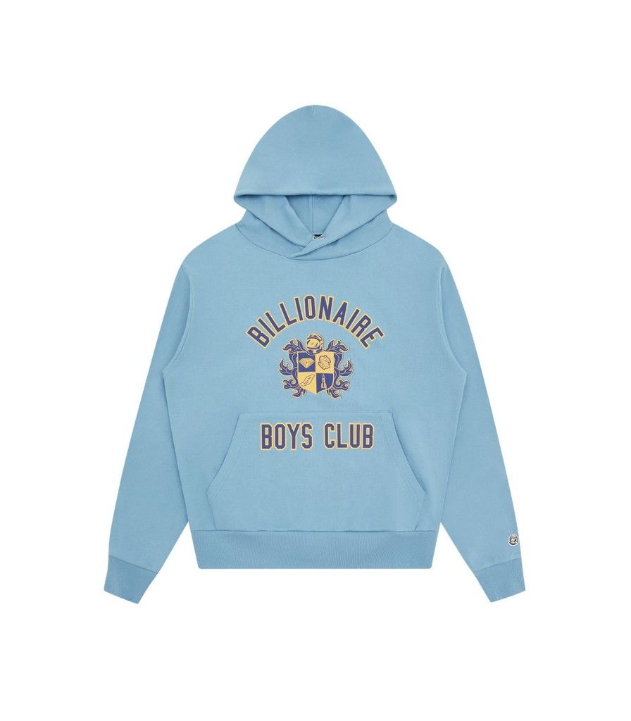 Billionaire Boys Club Spring '24 Hoodies | Crest Logo Popover - Blue