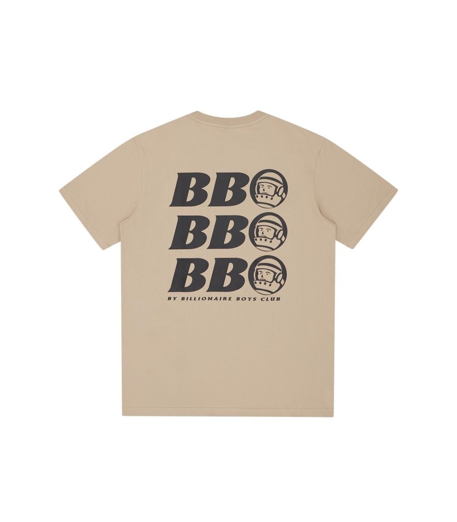 BB ASTRO T-Shirts | Bb Astro Repeat Logo T-Shirt - Stone