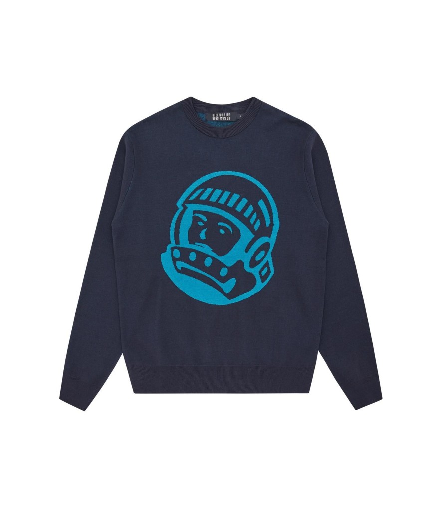 Billionaire Boys Club Pre-Spring '24 Sweatshirts | Astro Knitted Jumper - Navy