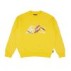 BBC ICECREAM: YEAR OF THE DRAGON Sweatshirts | Candies Dog Crewneck - Yellow