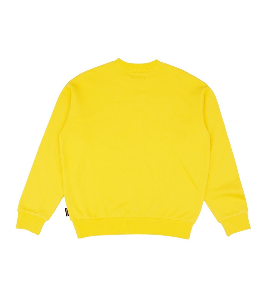 BBC ICECREAM: YEAR OF THE DRAGON Sweatshirts | Candies Dog Crewneck - Yellow