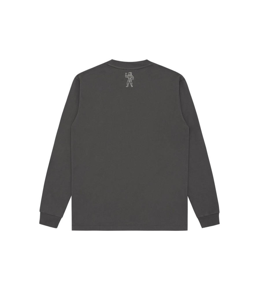 Billionaire Boys Club Classics Longsleeve T-Shirts | Small Arch Logo L/S T-Shirt - Space Grey