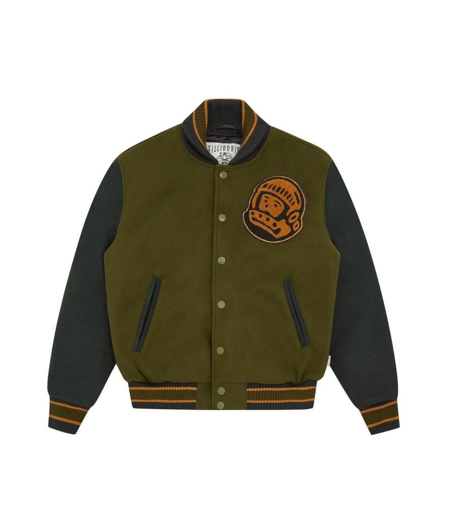 Billionaire Boys Club Pre-Spring '24 Outerwear | Astro Varsity Jacket - Green