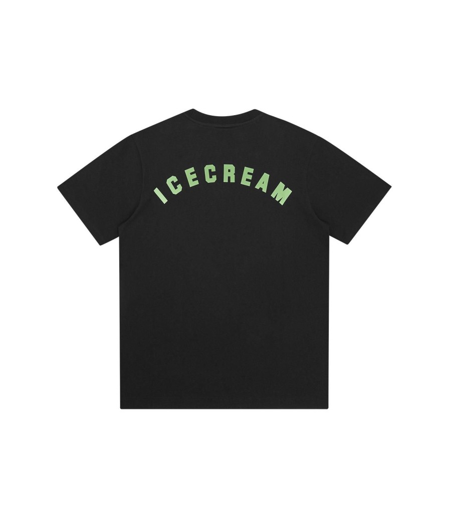 ICECREAM Spring '24 T-Shirts | Team Eu Skate Cone T-Shirt - Black