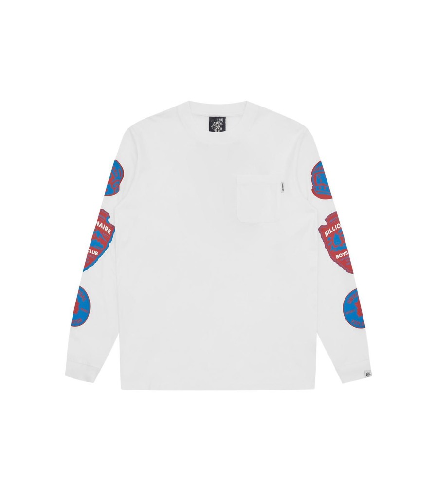 Billionaire Boys Club Pre-Spring '24 Longsleeve T-Shirts | Parks L/S T-Shirt - White