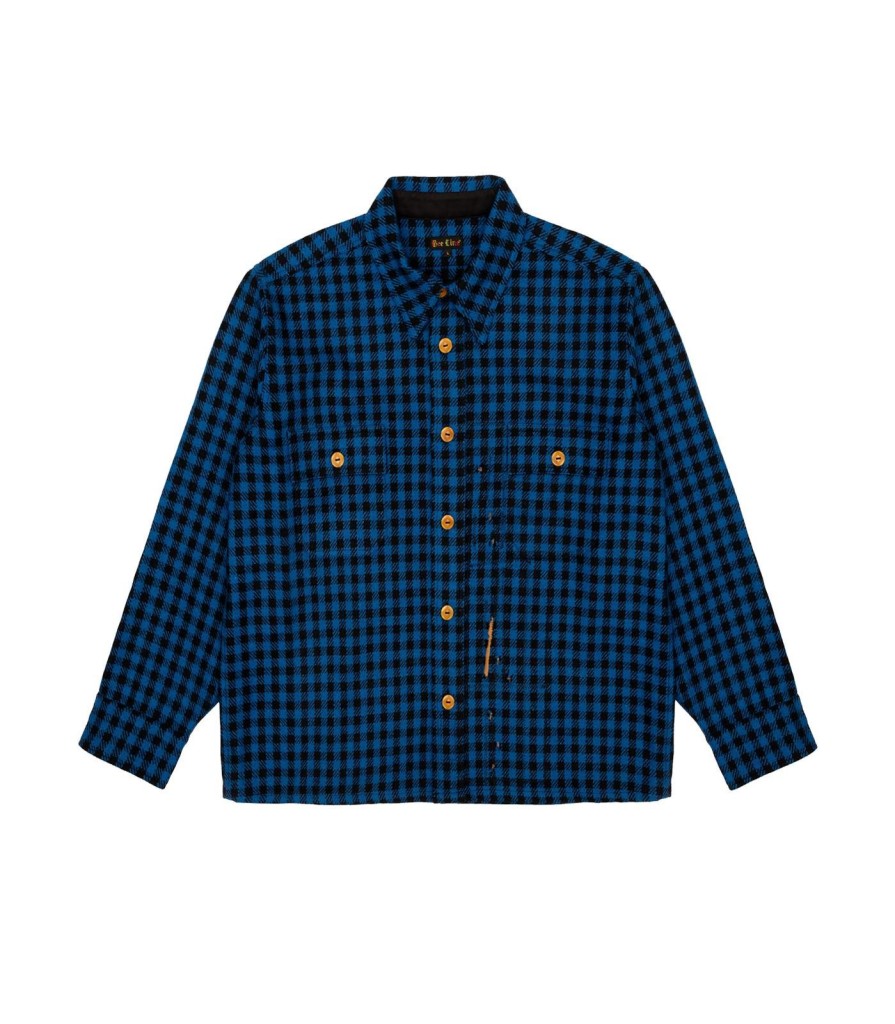 BEELINE Outerwear | Wool Overshirt - Blue