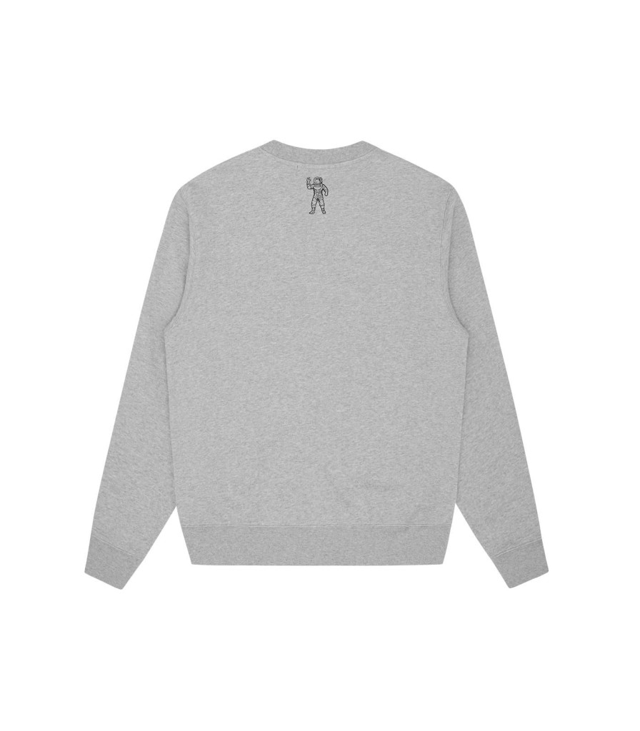 Billionaire Boys Club Classics Sweatshirts | Straight Logo Crewneck - Heather Grey