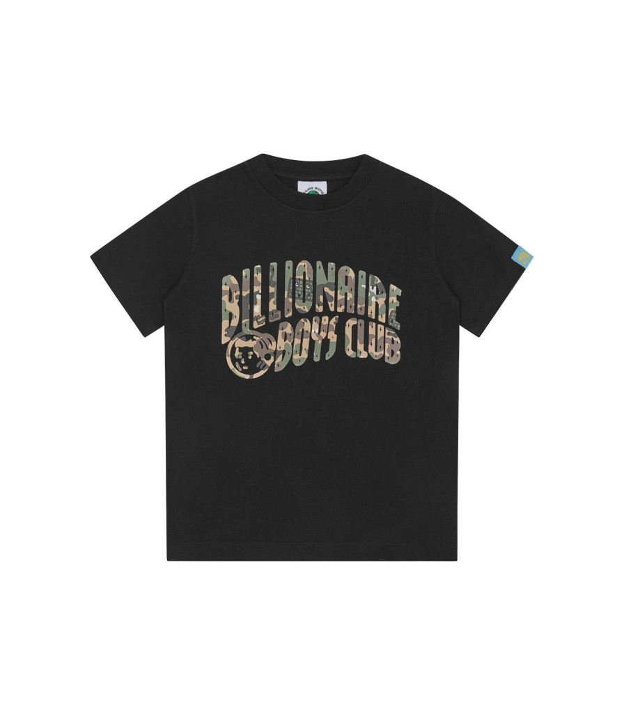 Billionaire Boys Club Kids Kids | Kids Camo Arch Logo T-Shirt - Black