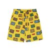 Billionaire Boys Club Kids Kids | Kids Jumble Robot A/O Print Shorts - Yellow