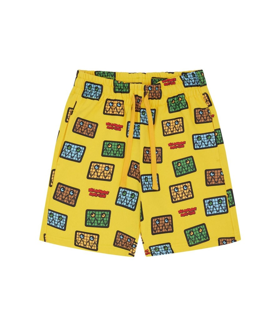 Billionaire Boys Club Kids Kids | Kids Jumble Robot A/O Print Shorts - Yellow