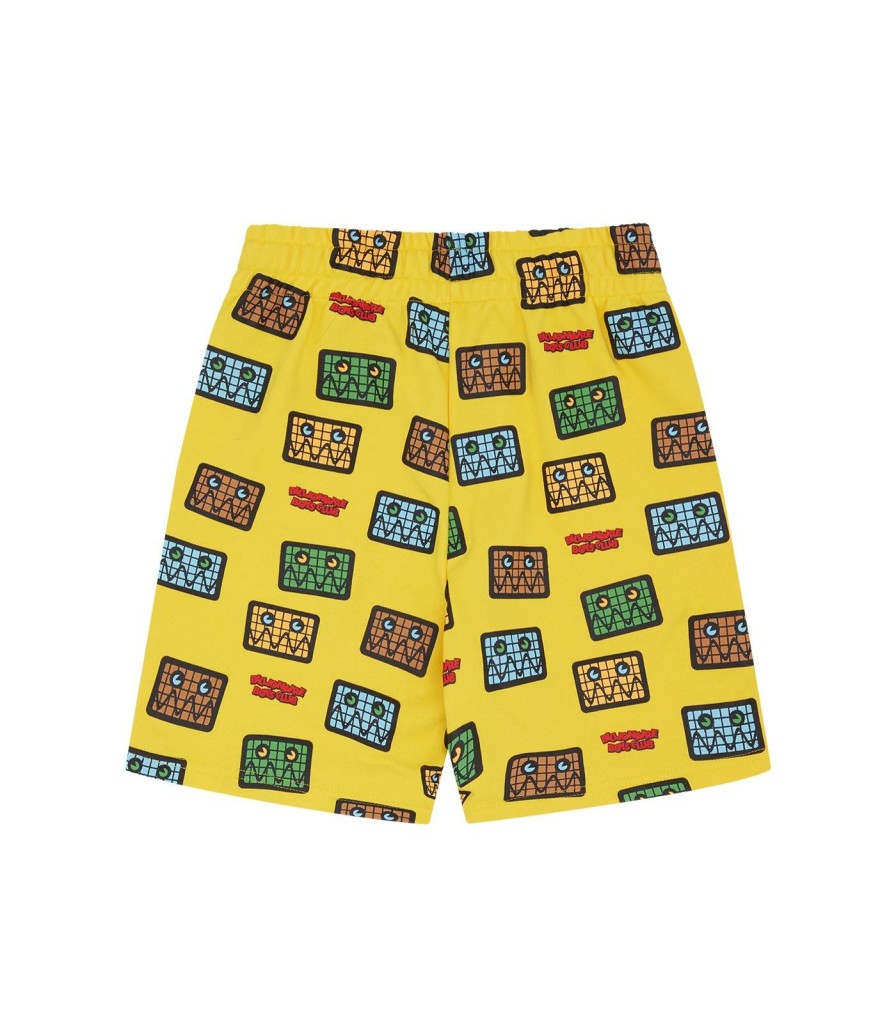 Billionaire Boys Club Kids Kids | Kids Jumble Robot A/O Print Shorts - Yellow