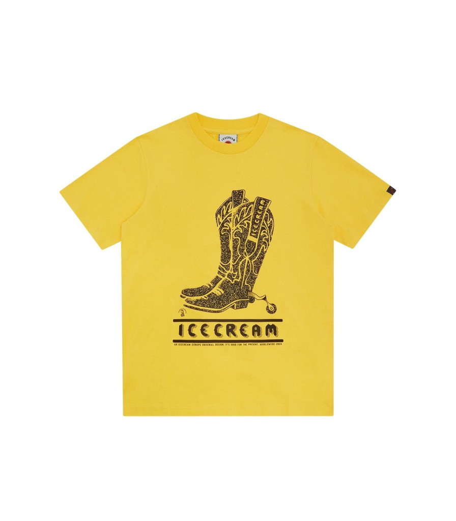 ICECREAM Spring '24 T-Shirts | Boots T-Shirt - Yellow