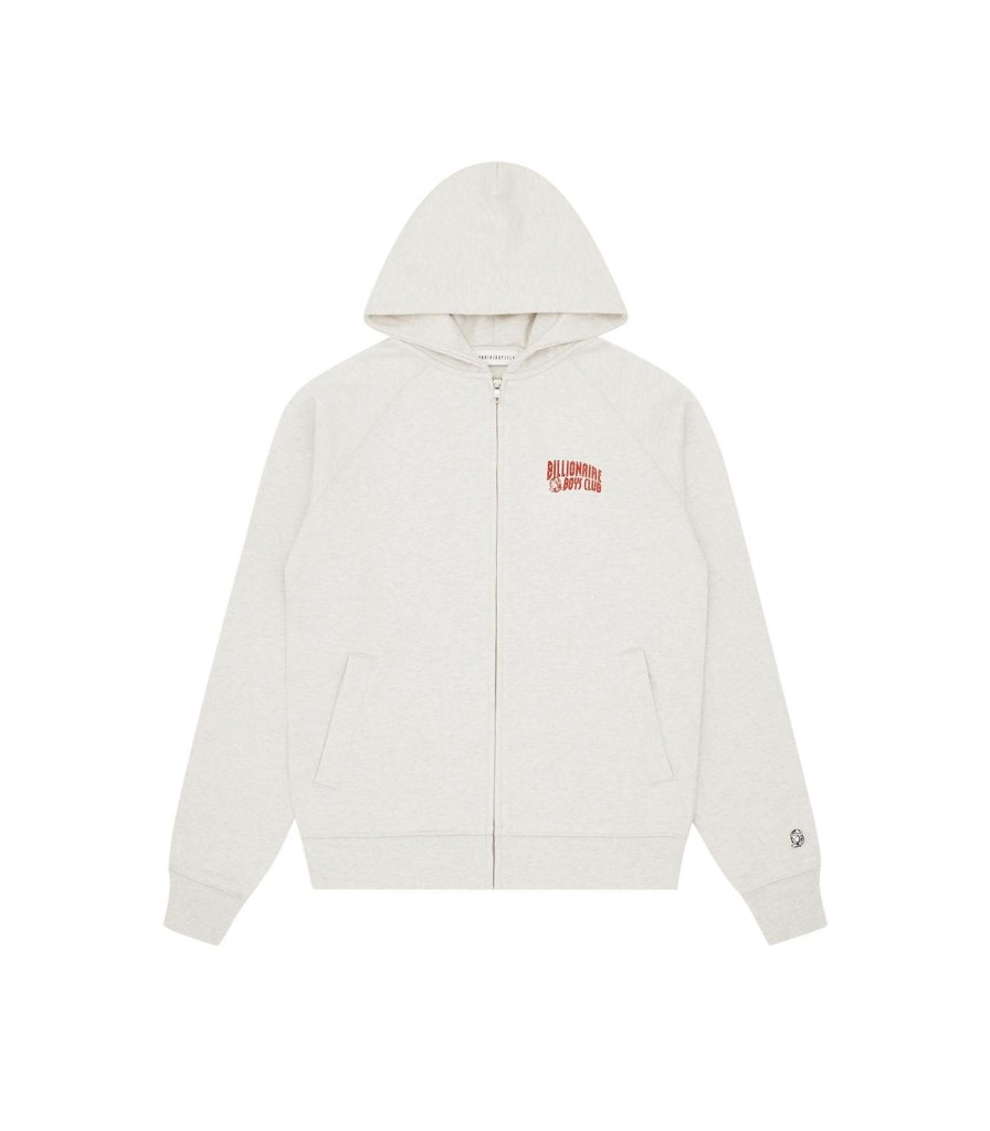 Billionaire Boys Club Classics Classics | Small Arch Logo Zip Through Hood - Oat Marl