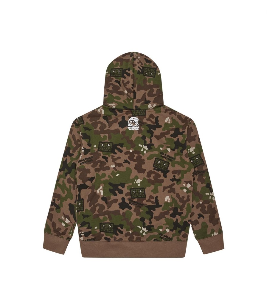 Billionaire Boys Club Kids Kids | Kids Camo Arch Logo Popover Hood - Brown Camo