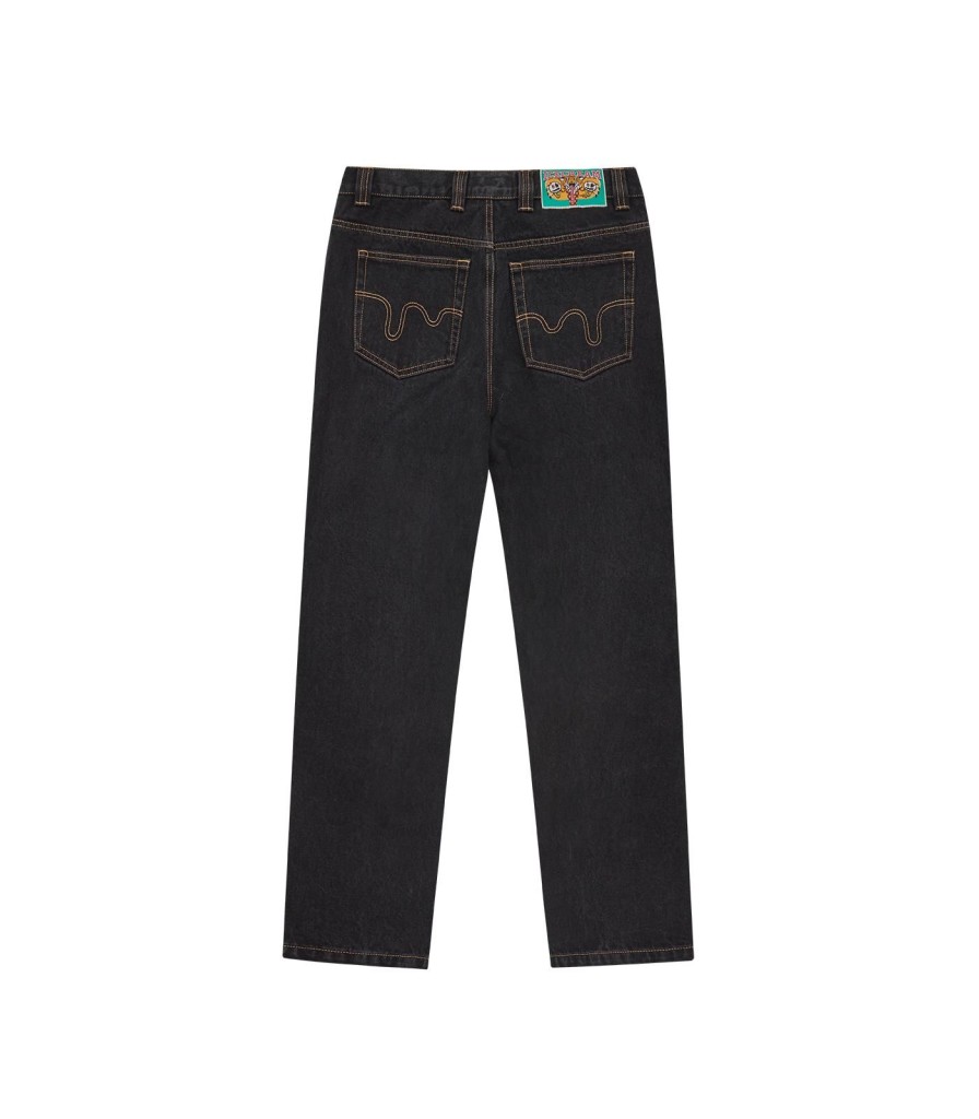 ICECREAM RUNNING DOG DENIM Denim & Pants | Running Dog Double Scoop Denim Pant - Black