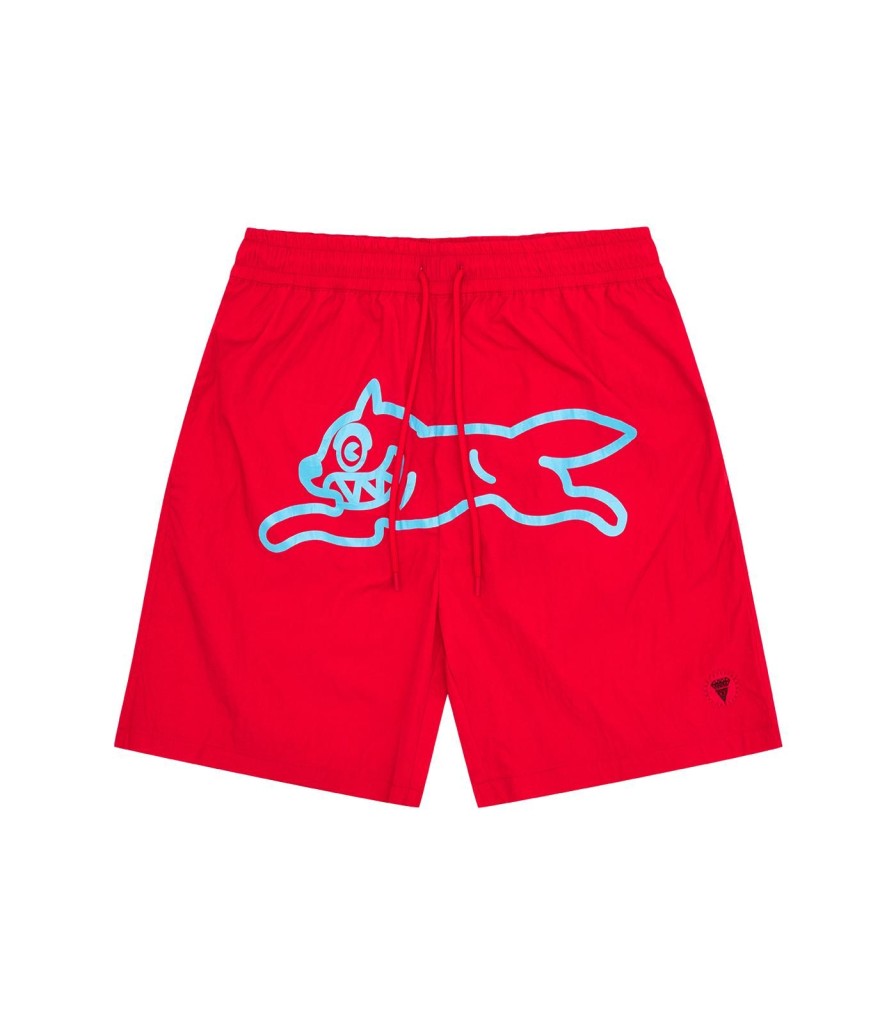 ICECREAM Pre-Fall '23 Shorts | Running Dog Swim Shorts - Red