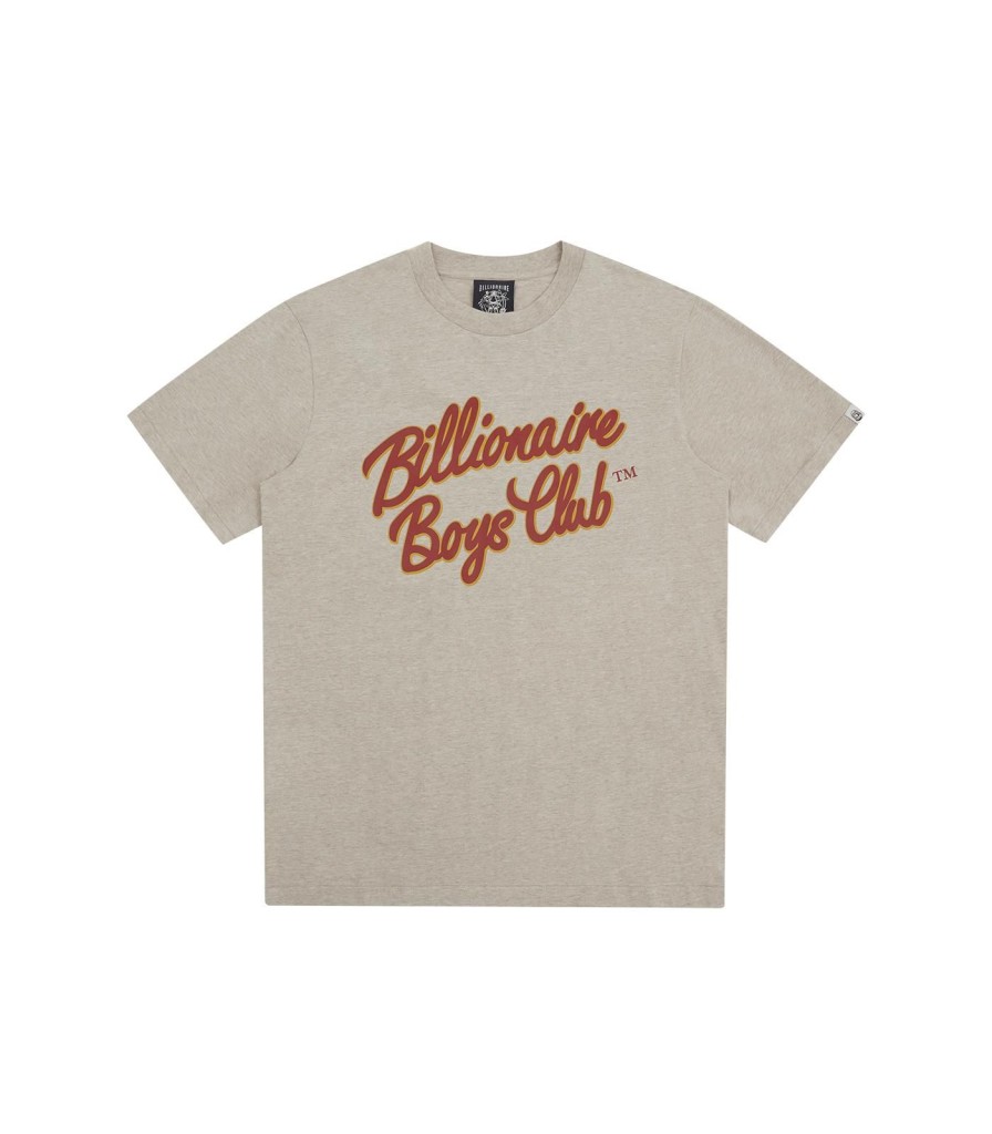 Billionaire Boys Club Spring '24 T-Shirts | Script Logo T-Shirt - Oatmeal