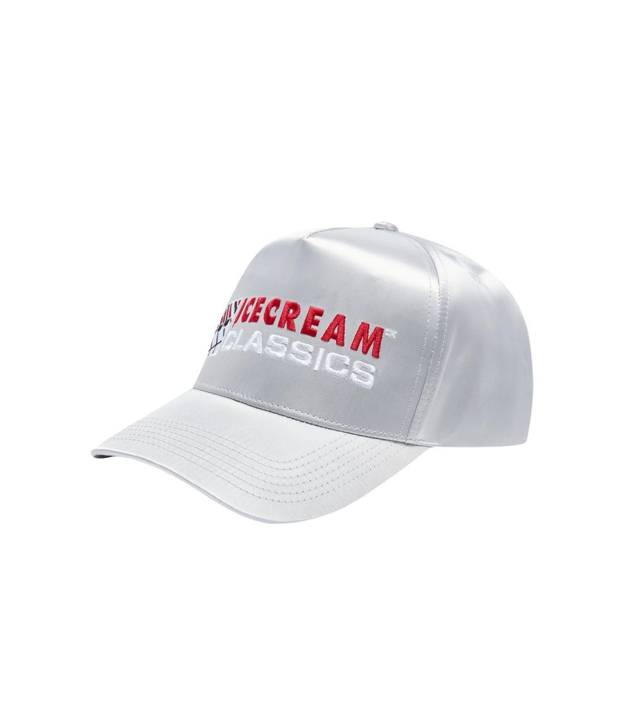 ICECREAM Pre-Spring '24 Headwear | Piano Satin Trucker - Silver