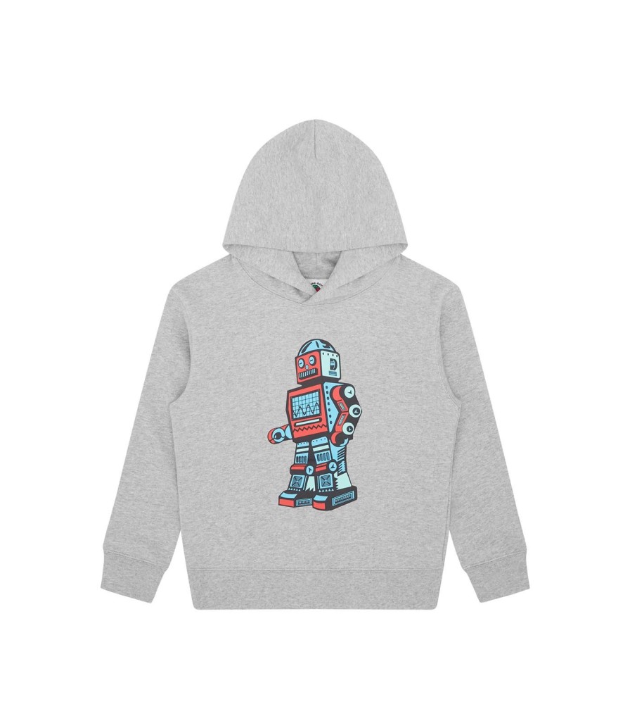 Billionaire Boys Club Kids Kids | Kids Walking Robot Popover Hood - Heather Grey