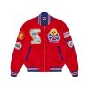 ICECREAM Pre-Spring '24 Outerwear | Icecream Supplies Varsity Jacket - Red