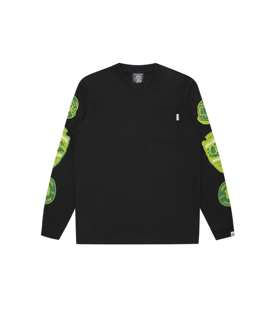 Billionaire Boys Club Pre-Spring '24 Longsleeve T-Shirts | Parks L/S T-Shirt - Black