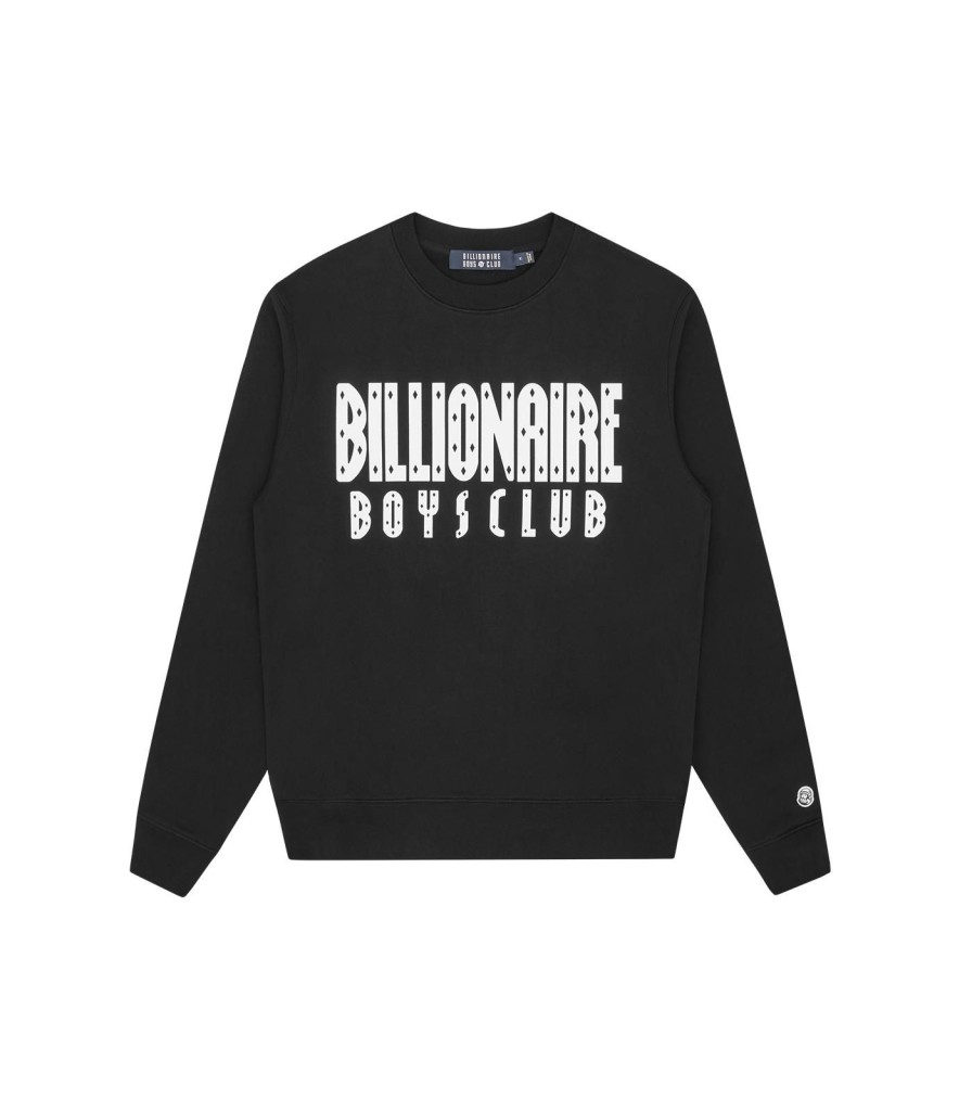 Billionaire Boys Club Classics Sweatshirts | Straight Logo Crewneck - Black