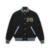 ICECREAM Spring '24 Outerwear | Team Eu Skate Cone Varsity Jacket - Black