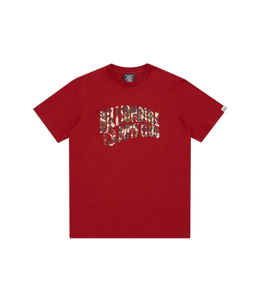 Billionaire Boys Club Pre-Spring '24 T-Shirts | Duck Camo Arch Logo T-Shirt - Red