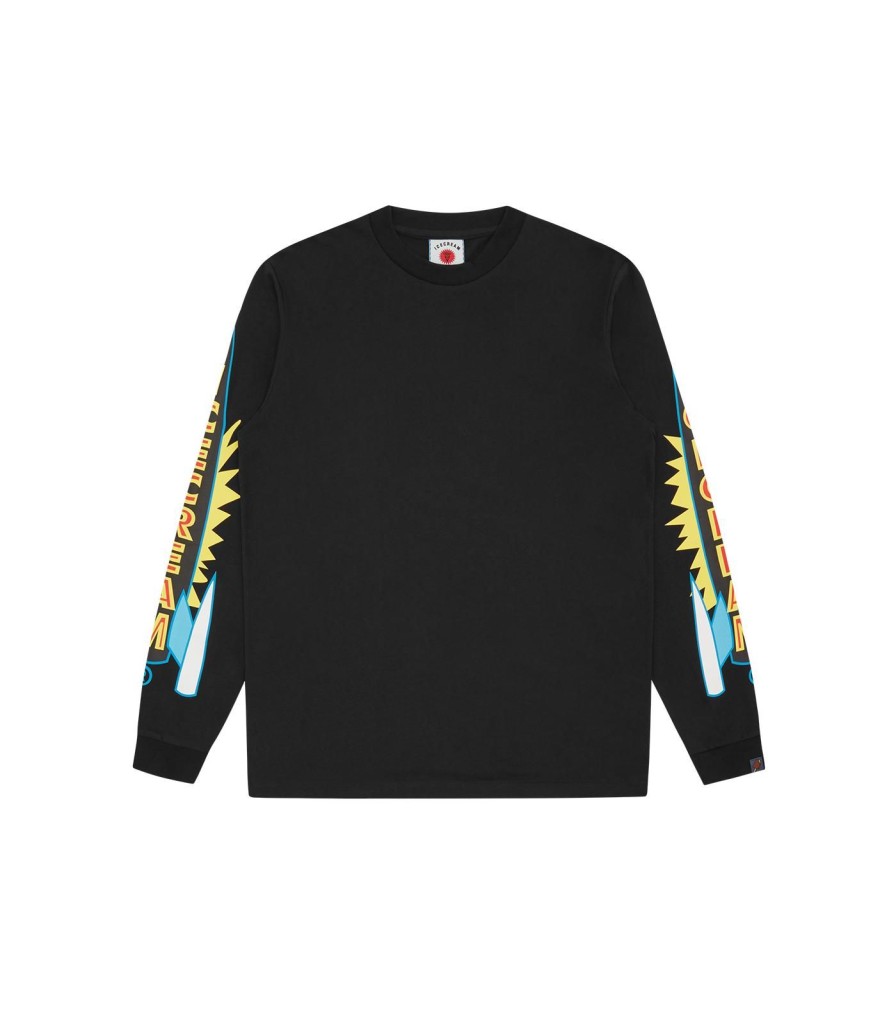 ICECREAM Pre-Spring '24 T-Shirts | Rocket Ls T-Shirt - Black