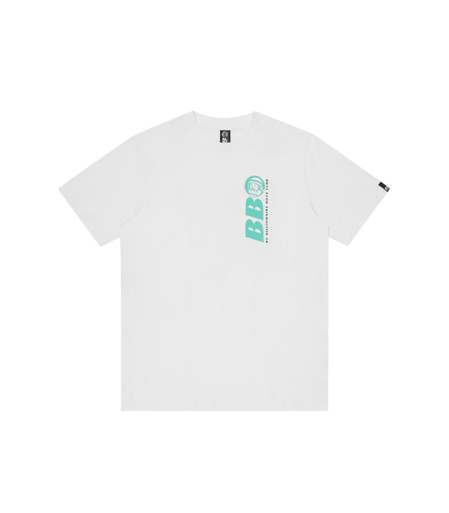 BB ASTRO T-Shirts | Bb Astro Repeat Logo T-Shirt - White/Green Logo