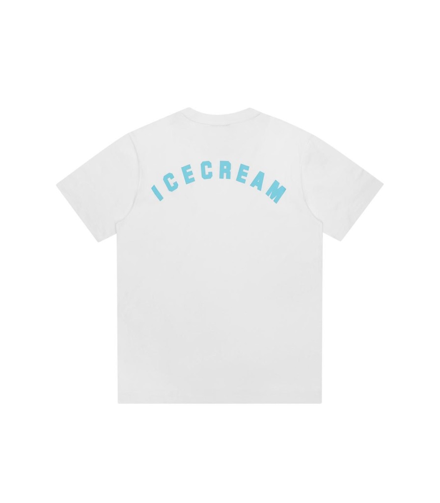 ICECREAM Spring '24 T-Shirts | Team Eu Skate Cone T-Shirt - White