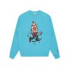 ICECREAM Pre-Spring '24 Sweatshirts | Skate Cone Crewneck - Blue