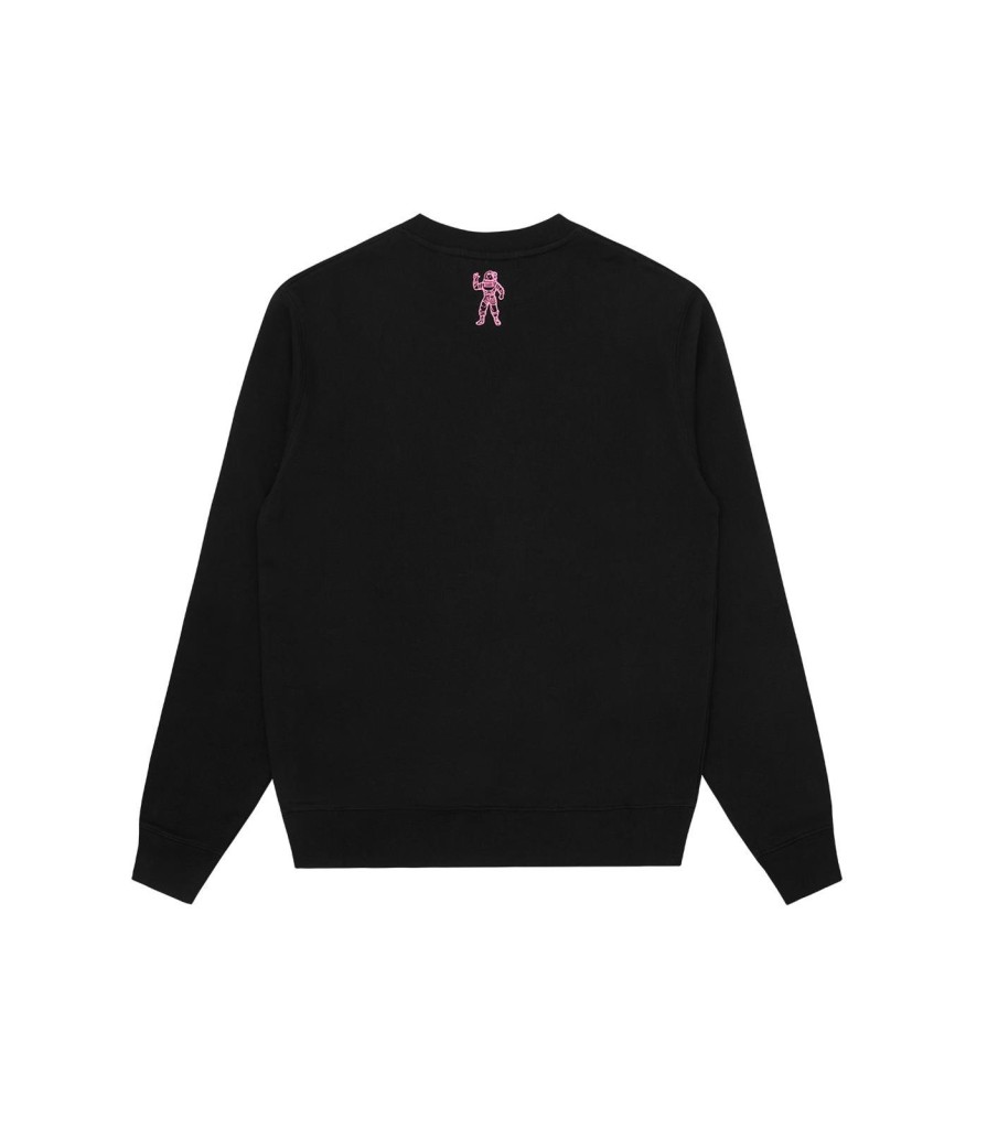 Billionaire Boys Club Classics Tracksuits | Small Arch Logo Highlight Crewneck - Black/Pink