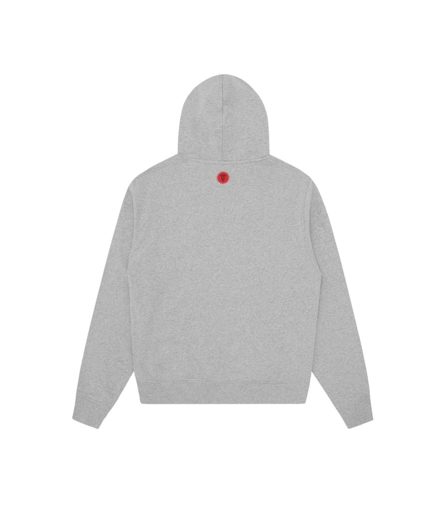 ICECREAM EU EXCLUSIVE Hoodies | Triple Running Dog Popover Hood - Heather Grey