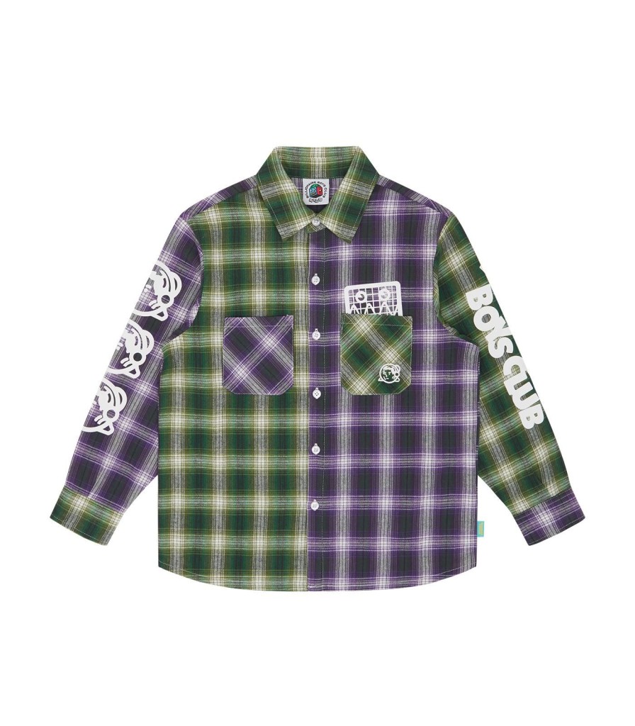 Billionaire Boys Club Kids Kids | Kids Check Shirt - Purple