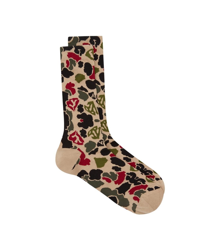 Billionaire Boys Club Pre-Spring '24 Accessories | Duck Camo Astro Logo Socks - Multi Camo