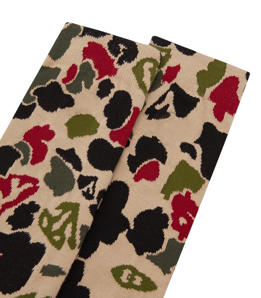 Billionaire Boys Club Pre-Spring '24 Accessories | Duck Camo Astro Logo Socks - Multi Camo