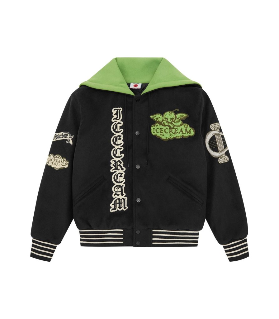 ICECREAM Pre-Spring '24 Outerwear | Cherub Cheerleader Jacket - Black