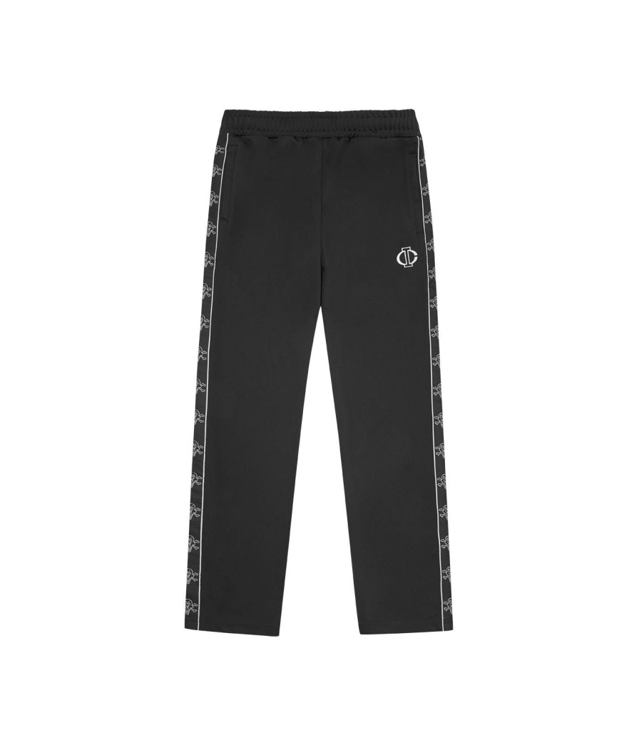 ICECREAM Spring '24 Tracksuits | Cones And Bones Taped Track Pant - Black