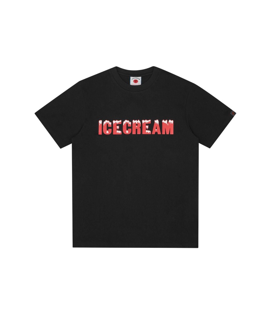 ICECREAM Pre-Spring '24 T-Shirts | Drippy T-Shirt - Black