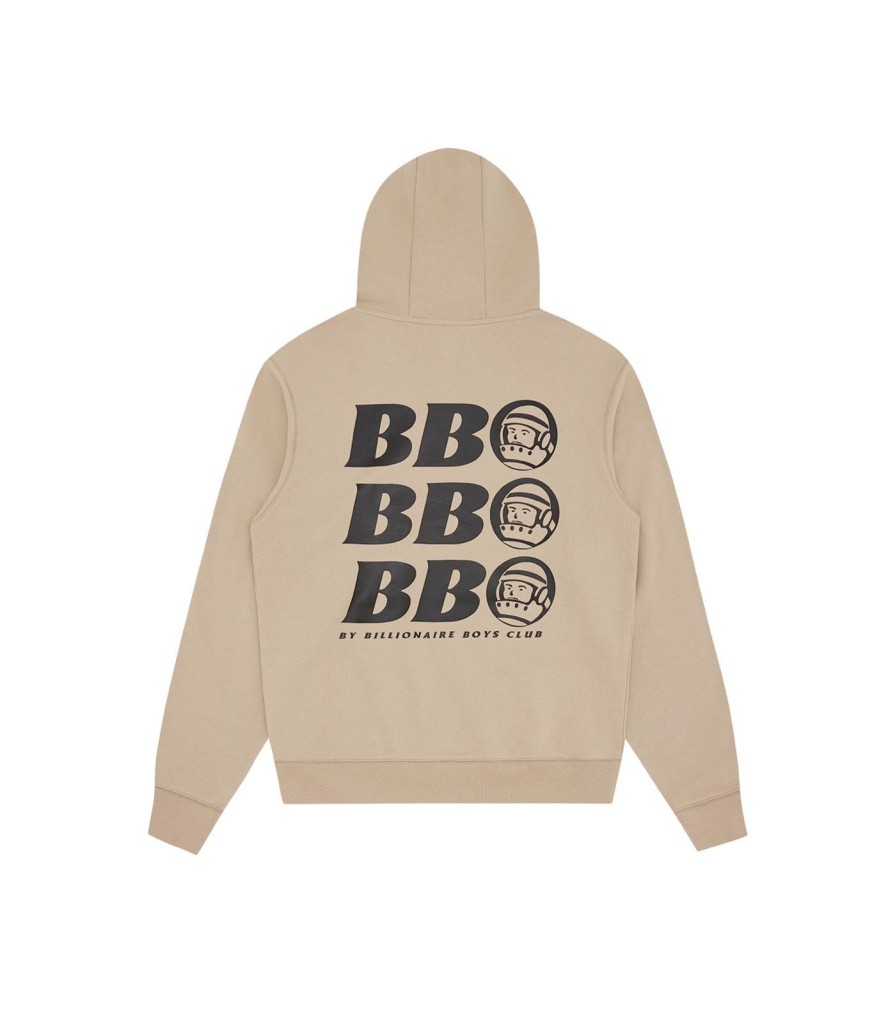 BB ASTRO Hoodies | Astro Repeat Logo Popover Hood - Stone