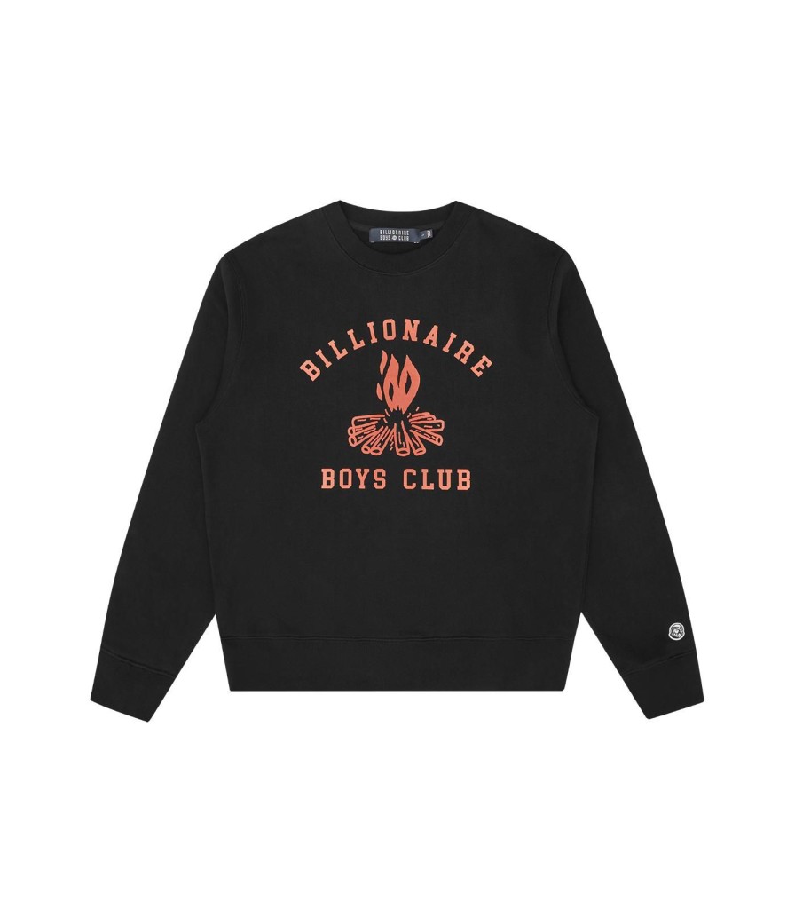 Billionaire Boys Club Pre-Spring '24 Sweatshirts | Campfire Crewneck - Black